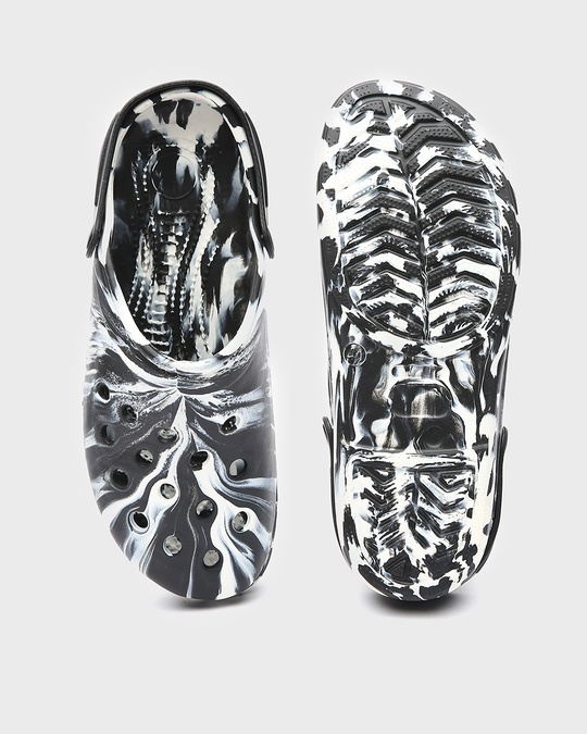 Shop Zebra Pattern Men's Clog Sandals-Design