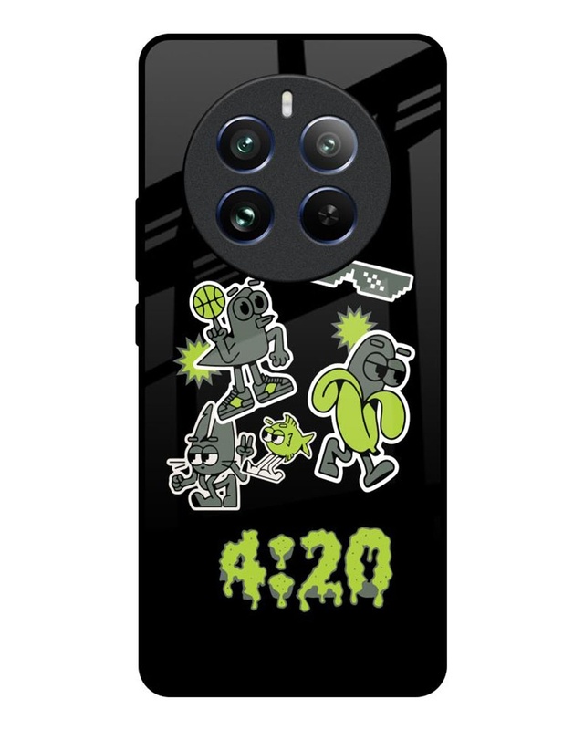 04:20 Sticker Pack Premium Glass Cover for Realme P1 5G