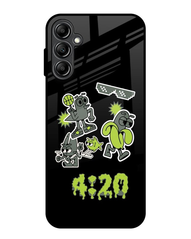 04:20 Sticker Pack Premium Glass Cover for Samsung Galaxy A14 5G