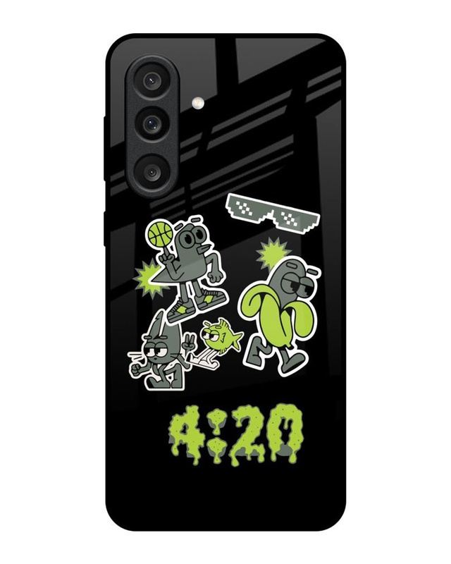 04:20 Sticker pack Premium Glass Cover for Samsung Galaxy F56 5G