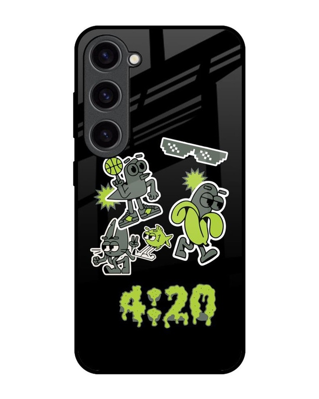 04:20 Sticker Pack Premium Glass Cover for Samsung Galaxy S23 5G