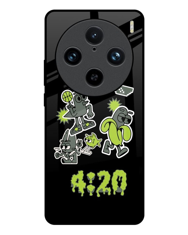 04:20 Sticker Pack Premium Glass Cover for Vivo X100 Pro 5G