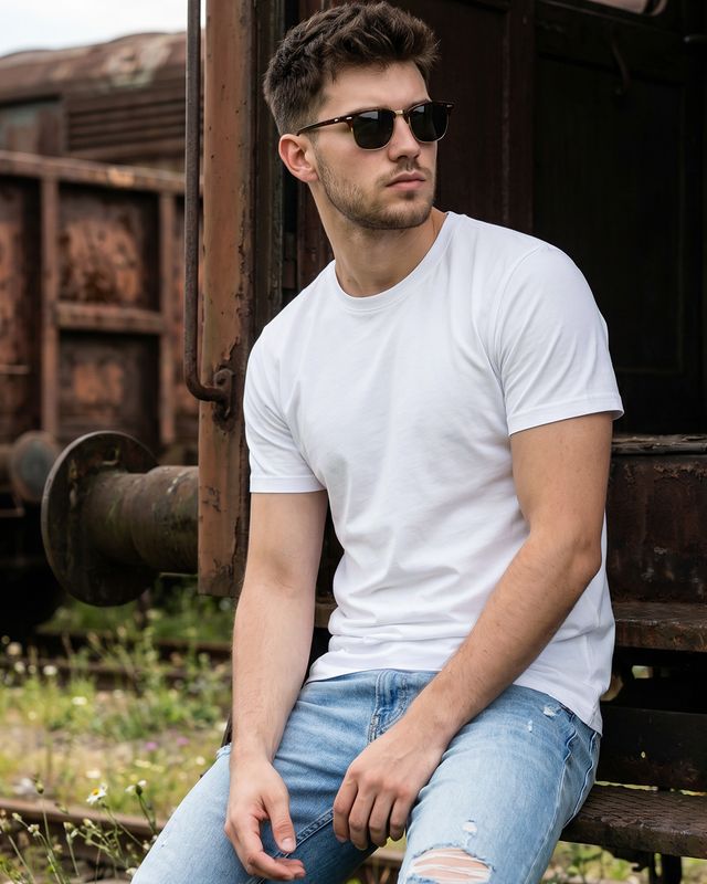 Men's White T-shirt
