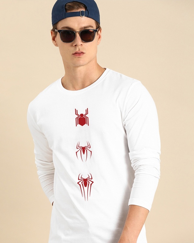 Shop 3 Spiders Full Sleeve T-shirt-Front