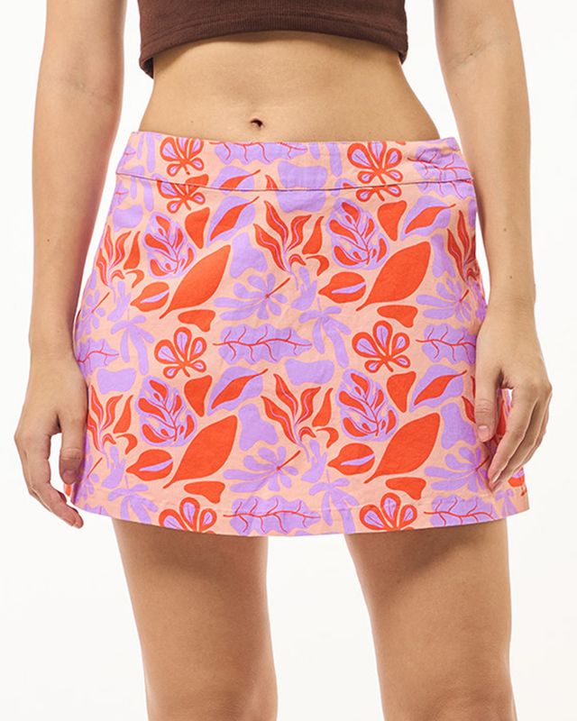 Women's Multicolor All Over Printed Skorts