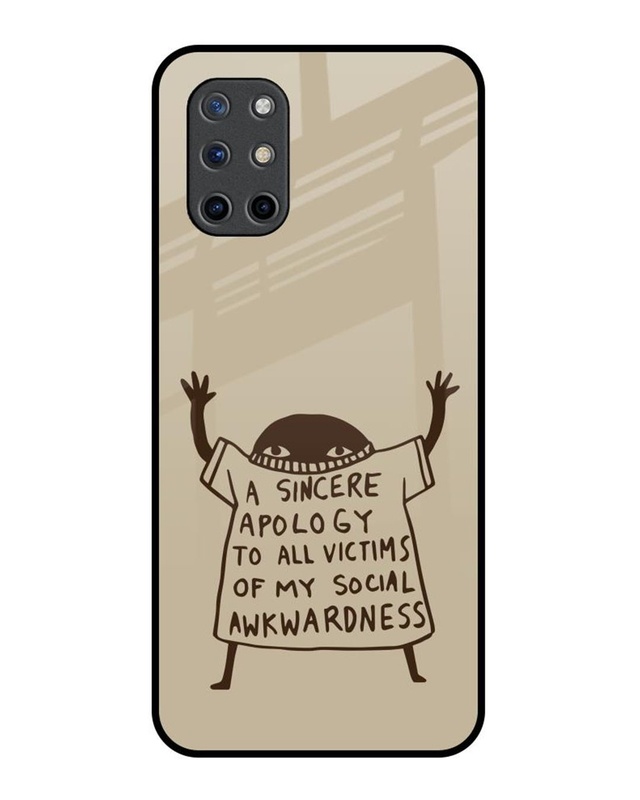 A Sincere Apology Premium Glass Cover for OnePlus 8T