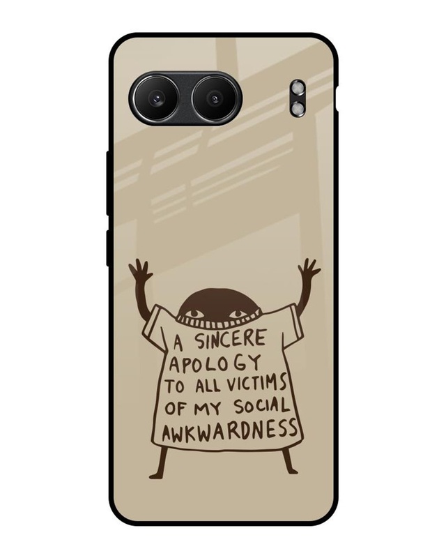 A Sincere Apology Premium Glass Cover for OnePlus Nord 4 5G