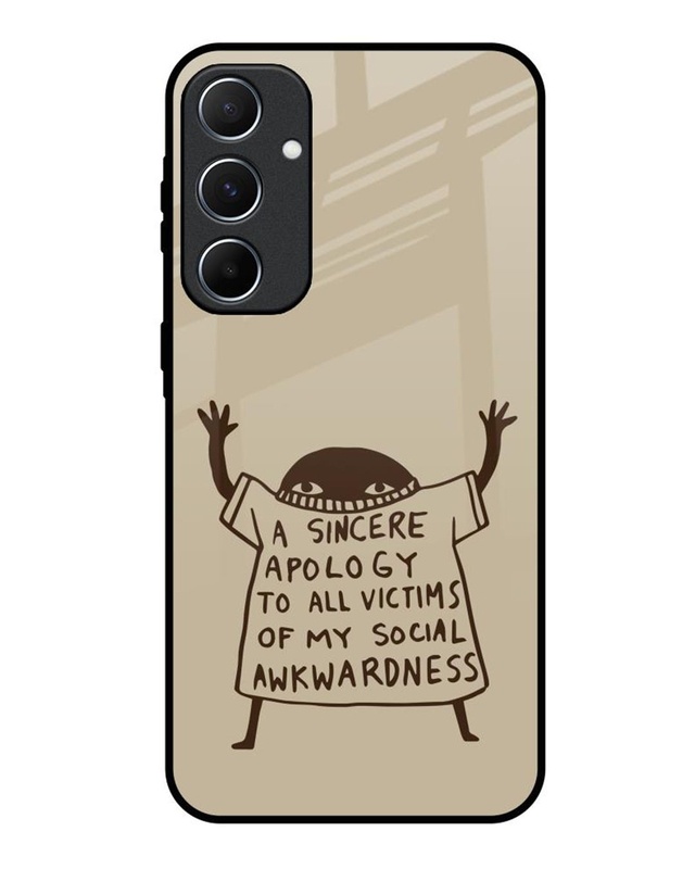 A Sincere Apology Premium Glass Cover for Samsung Galaxy A55 5G