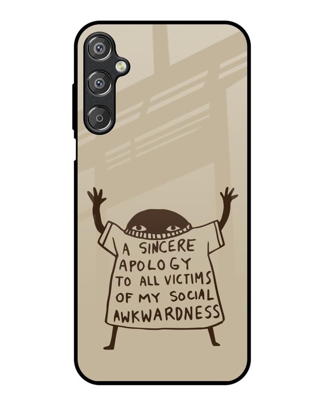 A Sincere Apology Premium Glass Cover for Samsung Galaxy M15 5G
