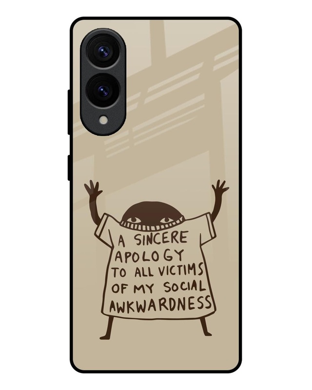 A Sincere Apology Premium Glass Cover for Samsung Galaxy S25 Edge 5G