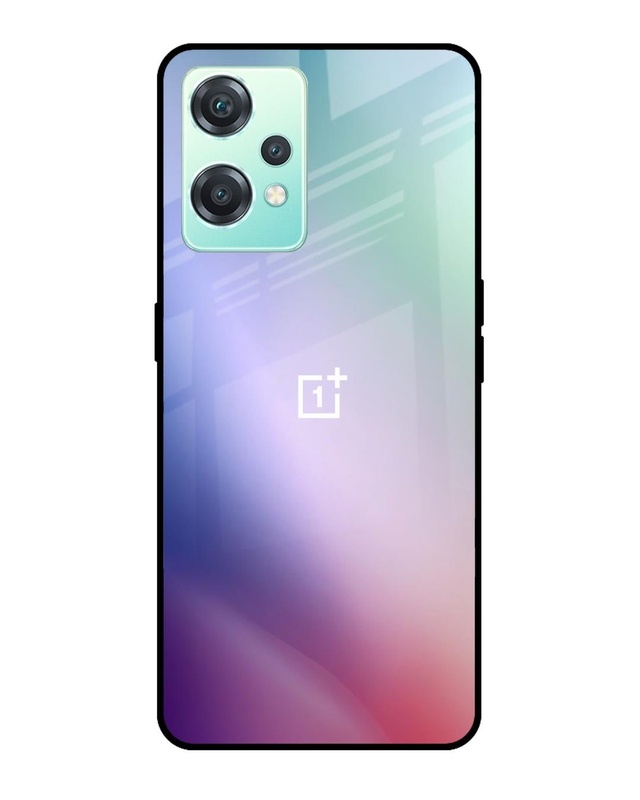 Shop Abstract Holographic Premium Glass Case for OnePlus Nord CE 2 Lite 5G (Scratch Resistant)-Front