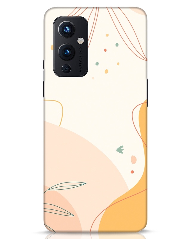 Shop Abstract Lineart Designer Hard Cover for OnePlus 9-Front