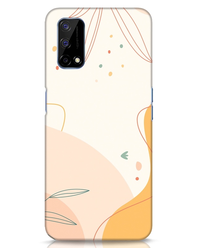 Shop Abstract Lineart Designer Hard Cover for Realme Narzo 30 Pro-Front