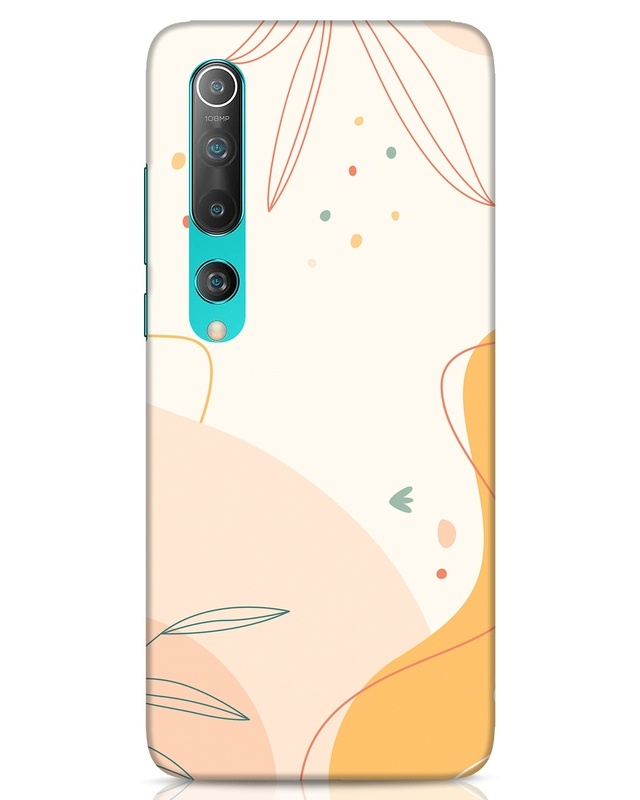 Shop Abstract Lineart Designer Hard Cover for Xiaomi Mi 10-Front