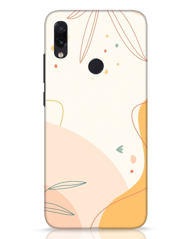 Shop Abstract Lineart Designer Hard Cover for Xiaomi Redmi Note 7 Pro-Front