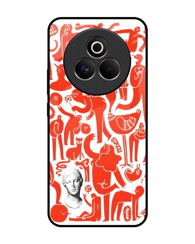 Abstract People Premium Glass Cover for Realme P3 Pro 5G