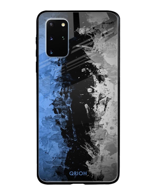 Shop Abstract Printed Premium Glass Cover For Samsung Galaxy S20 Plus (Impact Resistant)-Front