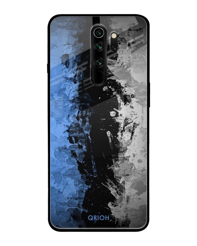 Shop Abstract Printed Premium Glass Cover For Xiaomi Redmi Note 8 Pro (Impact Resistant, Matte Finish)-Front