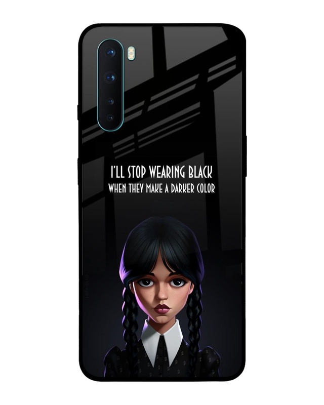 Shop Aesthetic Digital Art Premium Glass Case for OnePlus Nord (Shock Proof, Scratch Resistant)-Front