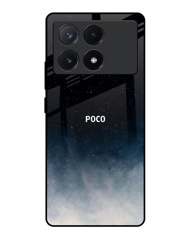 Aesthetic Sky Premium Glass Case for Poco X6 Pro 5G(Shock Proof, Scratch Resistant)