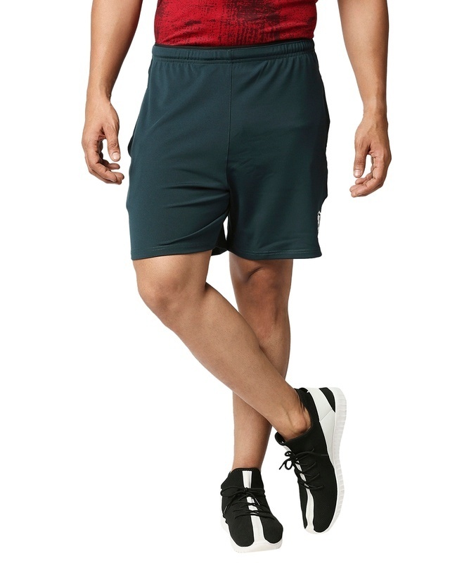 Shop Alstyle Solid Men Olive  Regular Shorts-Front