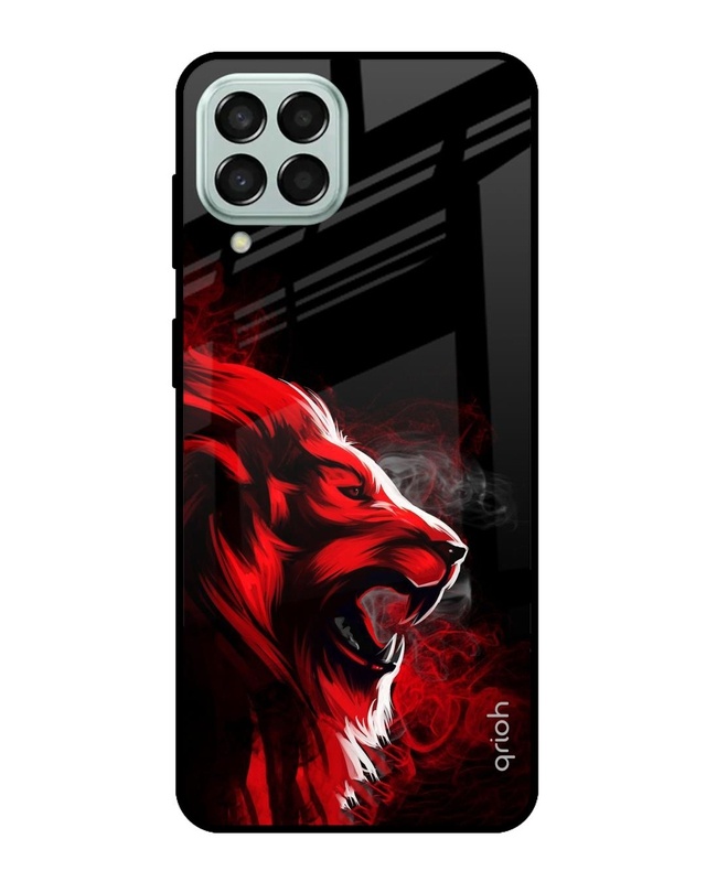 Shop Angry Printed Premium Glass Cover For  M53 5G(Impact Resistant, Matte Finish)-Front