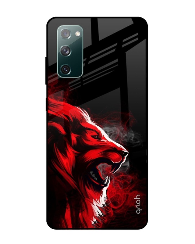 Shop Angry Printed Premium Glass Cover For Samsung Galaxy S20 FE(Impact Resistant, Matte Finish)-Front