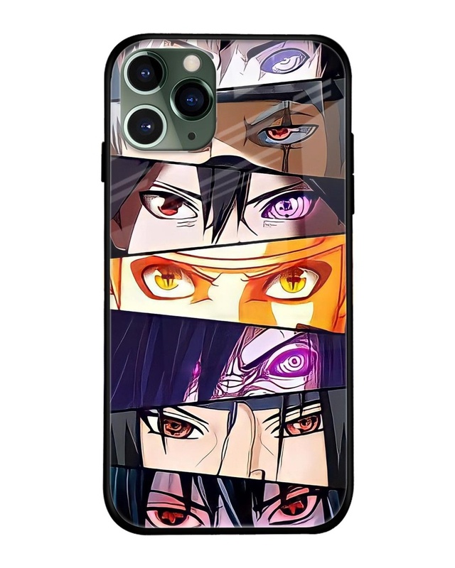 Shop Anime Eyes  Premium Glass Case for iPhone 11 Pro Max (Shock Proof, Scratch Resistant)-Front