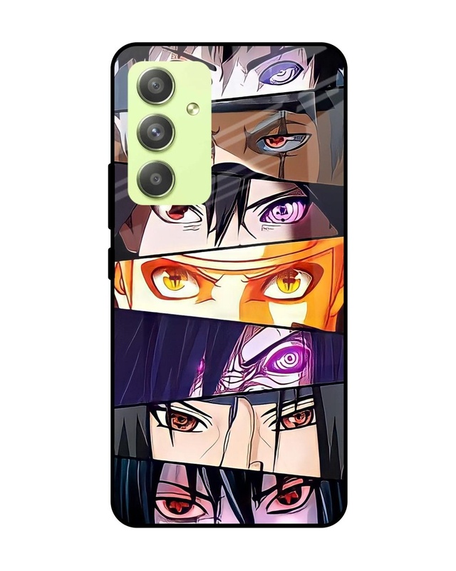 Anime Eyes Premium Glass Case for Samsung Galaxy A54 5G (Shock Proof, Scratch Resistant)