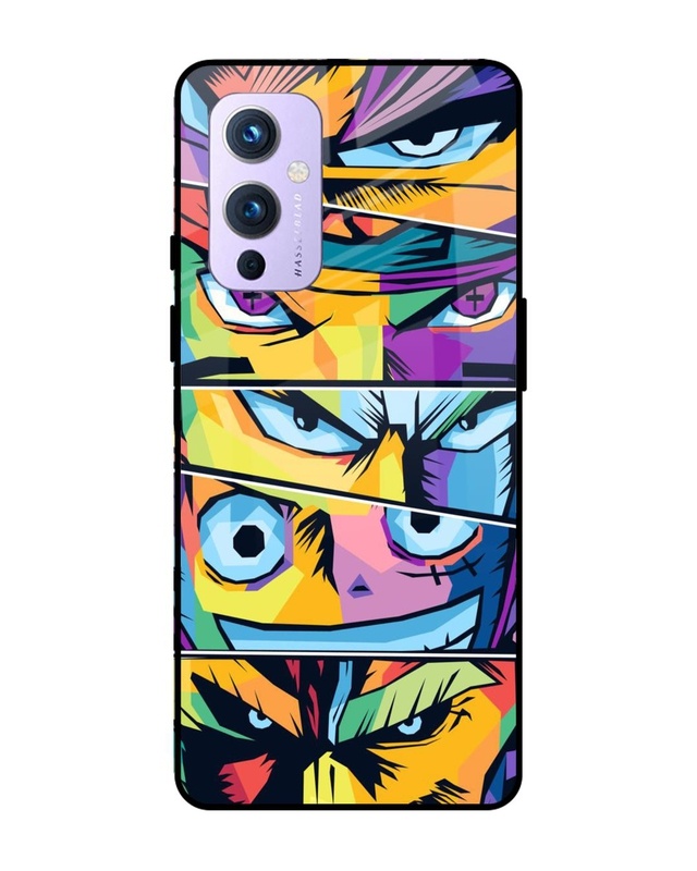 Shop Anime Legends Premium Glass Case for OnePlus 9 (Shock Proof,Scratch Resistant)-Front