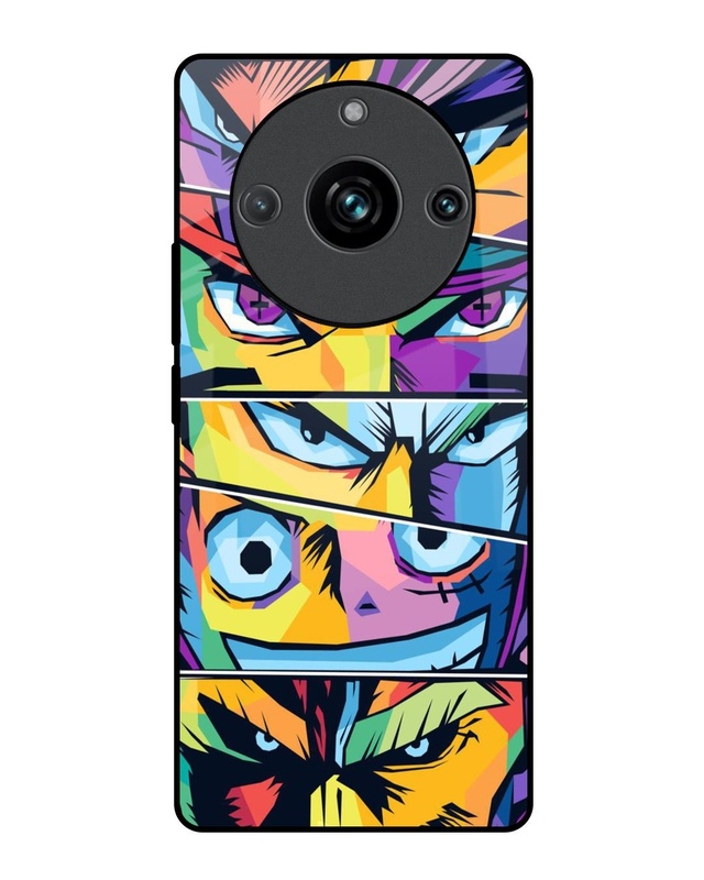 Shop Anime Legends Premium Glass Case for Realme 11 Pro+ 5G (Shock Proof, Scratch Resistant)-Front