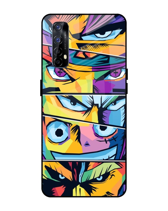 Shop Anime Legends Premium Glass Case for Realme Narzo 20 Pro (Shock Proof, Scratch Resistant)-Front
