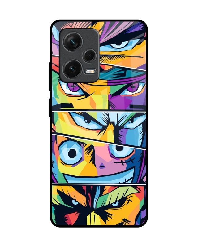 Shop Anime Legends Premium Glass Case for Redmi Note 12 Pro+ 5G (Shock Proof, Scratch Resistant)-Front