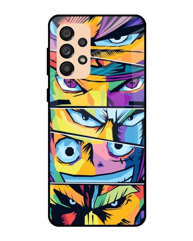 Shop Anime Legends Premium Glass Case for Samsung Galaxy A33 5G (Shock Proof,Scratch Resistant)-Front