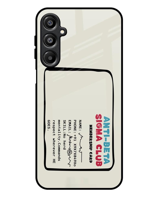 Anti-Beta Sigma Club Premium Glass Cover for Samsung Galaxy A16 5G