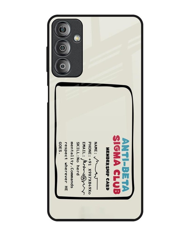 Anti-Beta Sigma Club Premium Glass Cover for Samsung Galaxy F23 5G