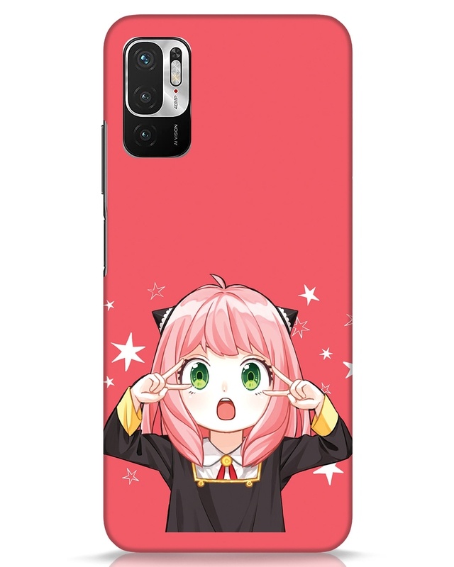 Shop Anya Designer Hard Cover for Xiaomi Redmi Note 10 T-Front