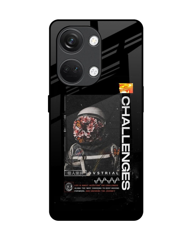 Shop Astronaut Challenge Premium Glass Case for OnePlus Nord 3 5G (Shock Proof, Scratch Resistant)-Front