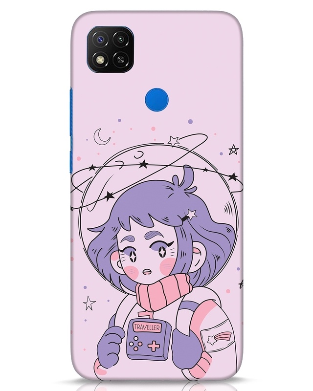 Shop Astronaut Girl Designer Hard Cover for Xiaomi Redmi 9-Front