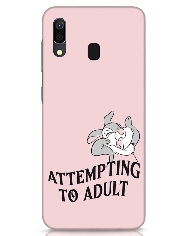 Shop Attempting To Adult Designer Hard Cover for Samsung Galaxy A30-Front