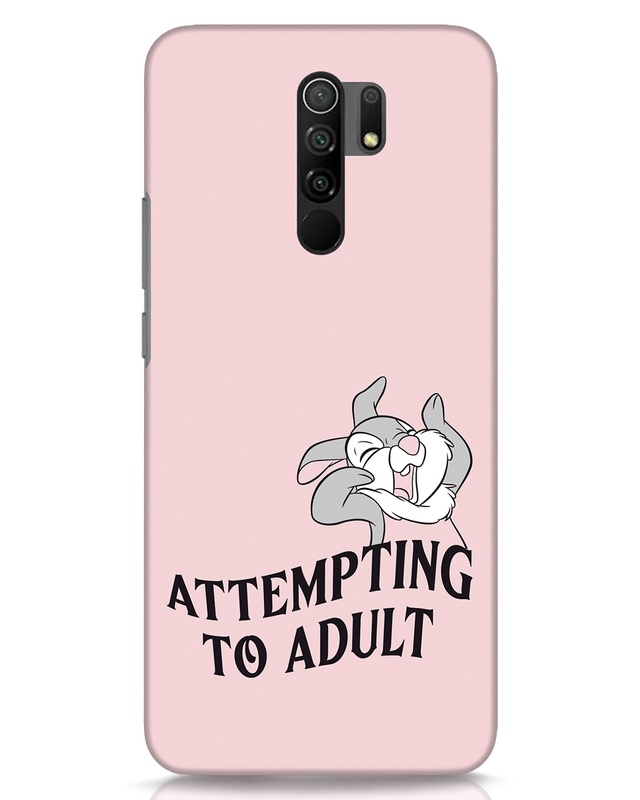 Shop Attempting To Adult Designer Hard Cover for Xiaomi Redmi 9 Prime-Front