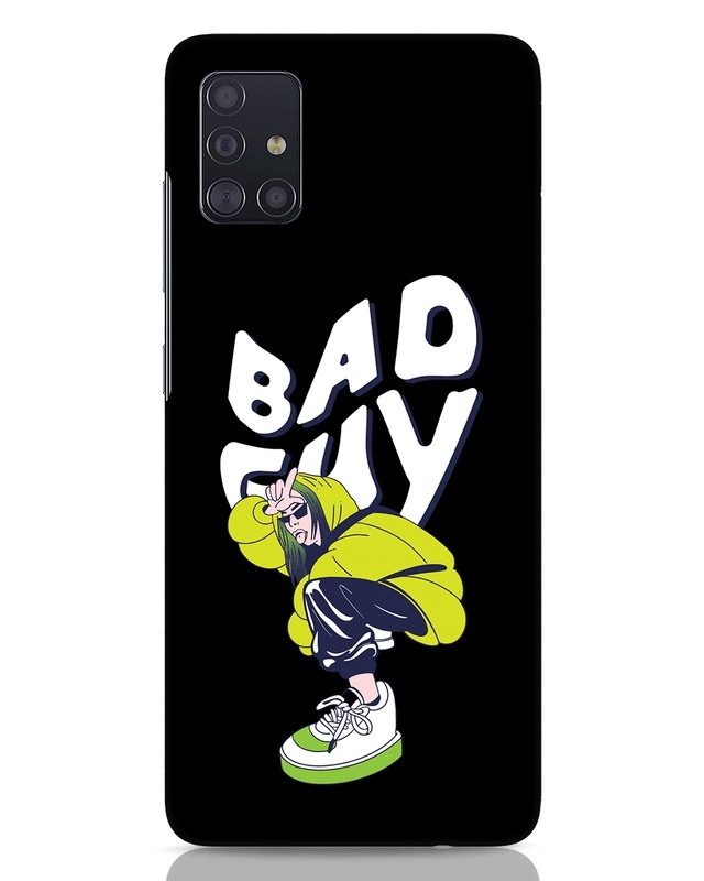 Shop Bad Guy Billie Designer Hard Cover for Samsung Galaxy A51-Front