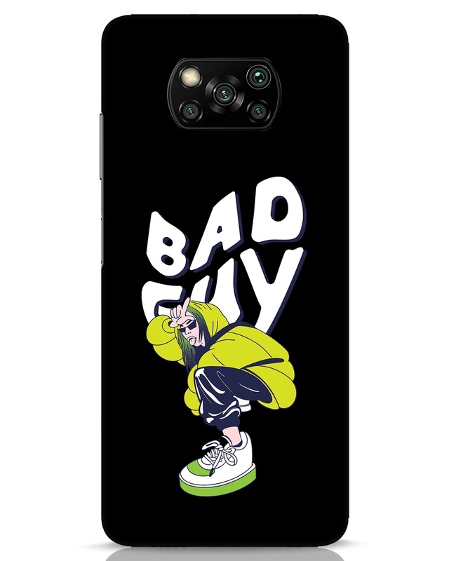 Shop Bad Guy Billie Designer Hard Cover for Xiaomi Poco X3 Pro-Front
