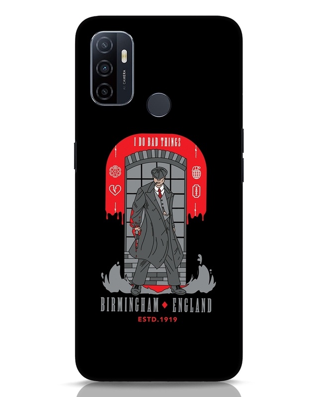 Shop Bad Man Designer Hard Cover for Oppo A53-Front