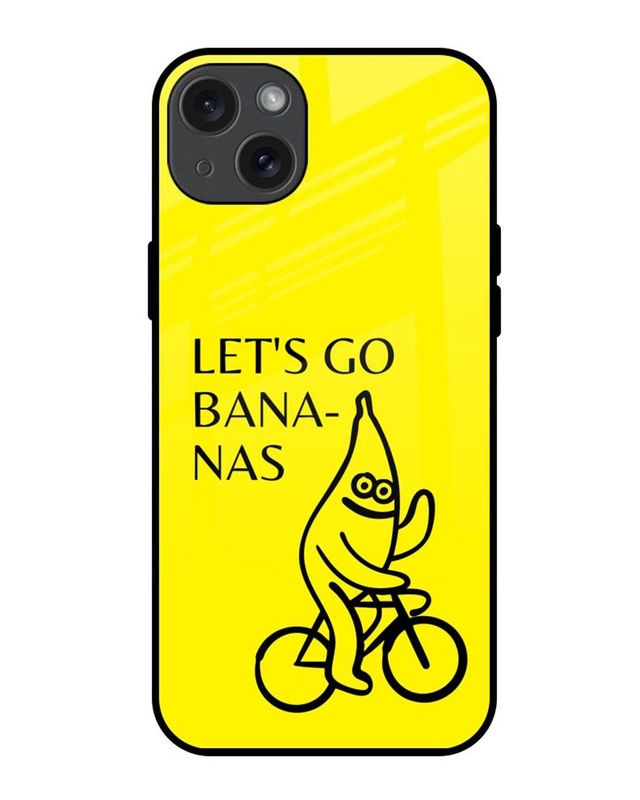 Banana Cruisin Premium Glass Cover for Apple iPhone 15 Plus