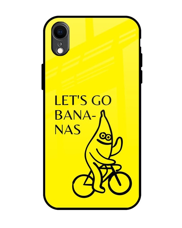 Banana Cruisin Premium Glass Cover for Apple iPhone XR