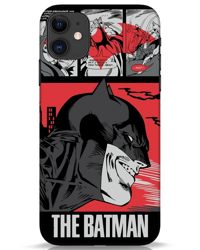 Shop Batman Comic Designer Hard Cover for Apple iPhone 11-Front