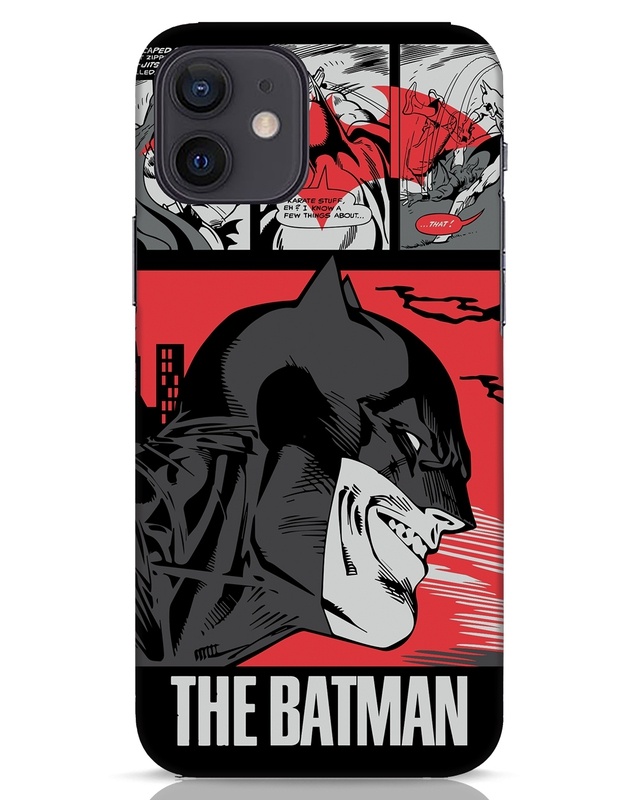 Shop Batman Comic Designer Hard Cover for Apple iPhone 12-Front