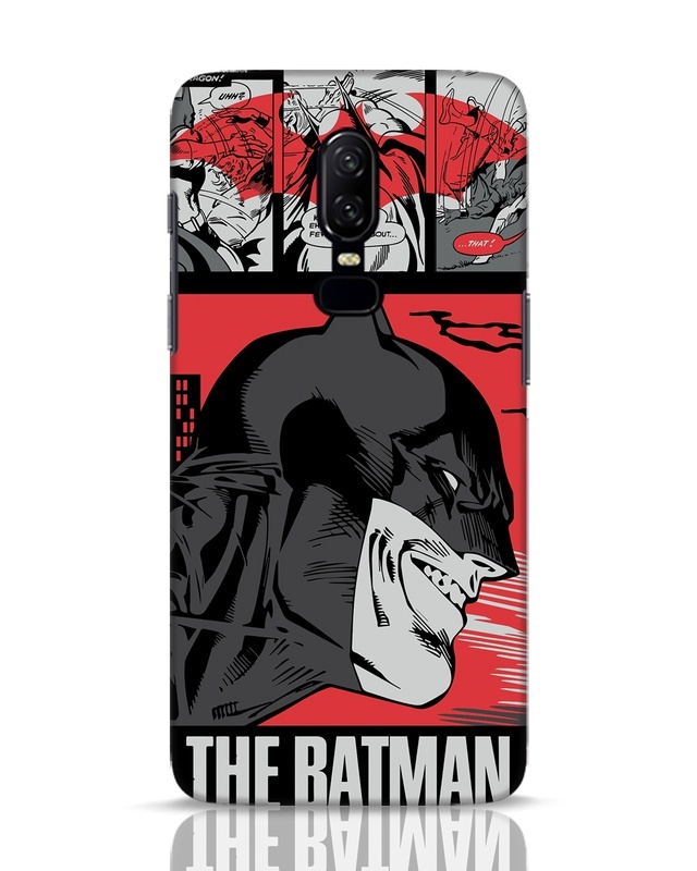 Shop Batman Comic Designer Hard Cover for OnePlus 6-Front