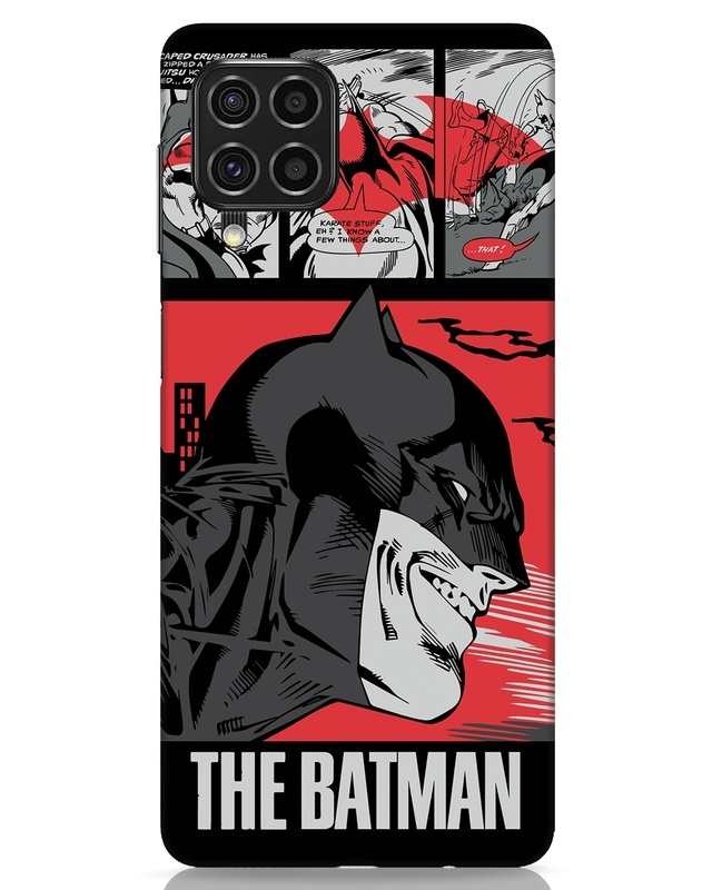 Shop Batman Comic Designer Hard Cover for Samsung Galaxy F62-Front